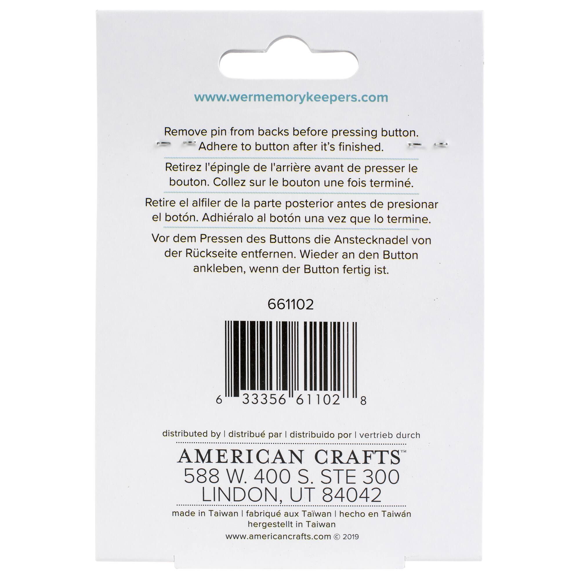 We R Memory Keepers® Button Press™ Adhesive Magnets, 6ct